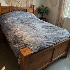 Ralph Lauren Colchester Blue Mist Paisley Comforter 90W X 94L 100% Cotton